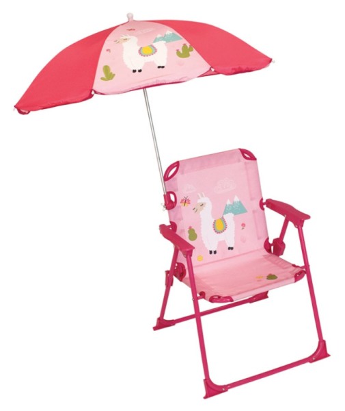 Fun House Chaise avec Parasol Lama